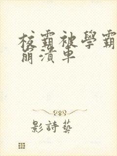 校霸被学霸玩到崩溃车