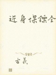 近身保镖全集