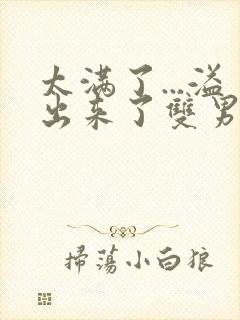 太满了...溢出来了双男动漫