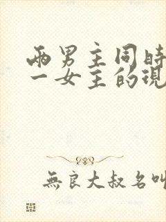 两男主同时拥有一女主的现言