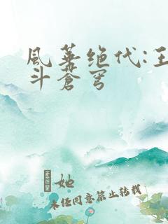 风华绝代:王妃斗苍穹