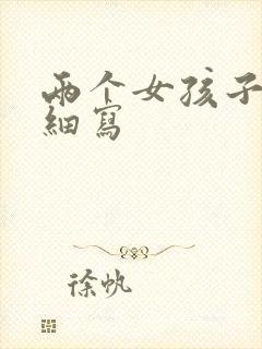 两个女孩子开车细写