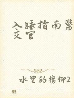 入睡指南医生外交官