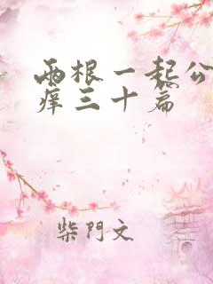 两根一起公憩止痒三十篇