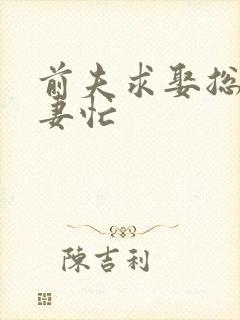 前夫求娶总裁追妻忙