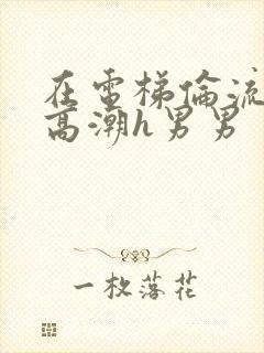 在电梯伦流澡到高潮h男男