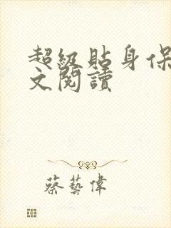 超级贴身保镖全文阅读