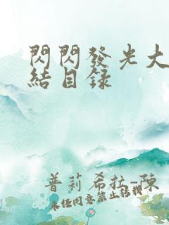 闪闪发光大团圆结目录