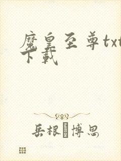 魔皇至尊txt下载