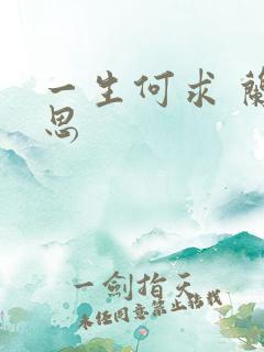 一生何求 兰思思