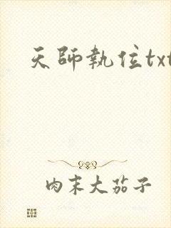 天师执位txt