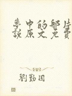 梦中的那片海小说原文免费阅读