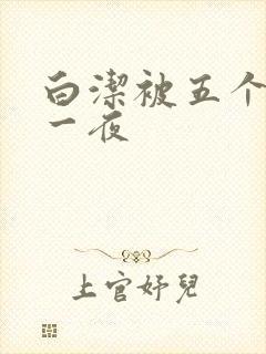 白洁被五个人玩一夜