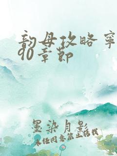 韵母攻略宁秋婉90章节