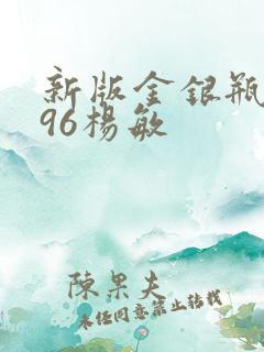 新版金银瓶1996杨敏