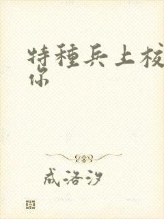 特种兵上校赖上你