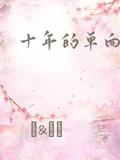 十年的单向奔赴