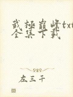 武极巅峰txt全集下载