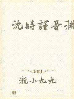 沈时谨晋渊小说