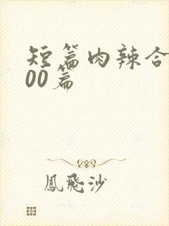 短篇肉辣合集500篇