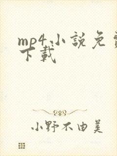 mp4小说免费下载