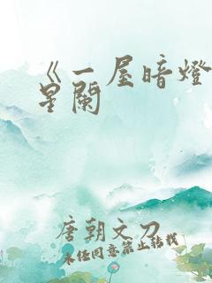 《一屋暗灯》宋星阑