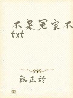 不是冤家不聚头txt