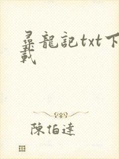 寻龙记txt下载