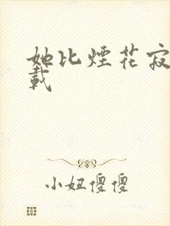 她比烟花寂寞下载