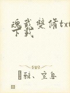 魂武双修txt下载