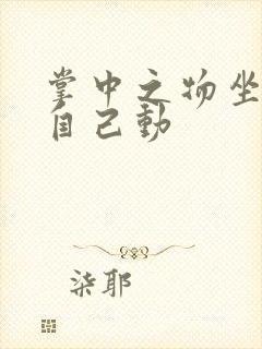 掌中之物坐上来自己动