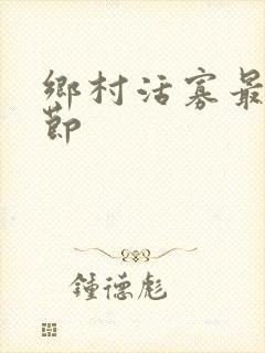 乡村活寡最新章节