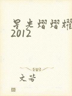 星光熠熠耀保良2012