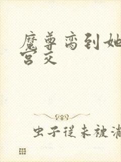 魔尊脔到她哭h宫交