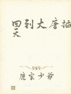 回到大唐插武则天