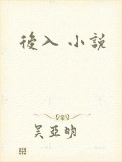 后入 小说