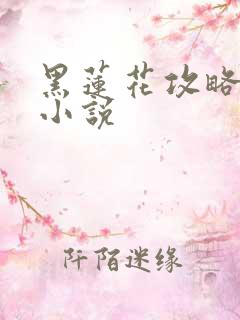 黑莲花攻略手册小说