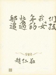那些年我们一起追过的女孩小说