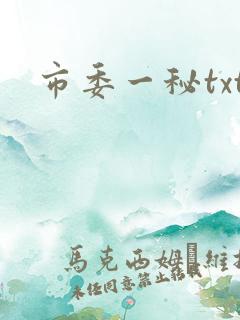 市委一秘txt