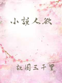 小说人欲