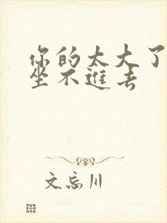 你的太大了老师坐不进去