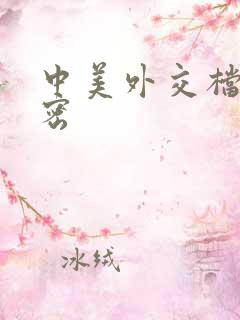 中美外交档案解密