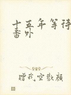 十五年等待候鸟番外