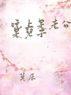 晚上是老公白天是儿子