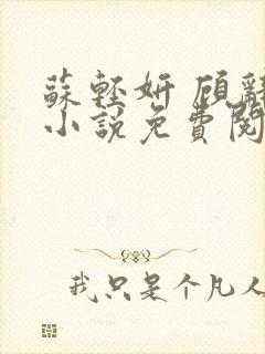 苏轻妍 顾辞笙小说免费阅读