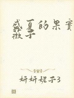 盛夏的果实 小薇子