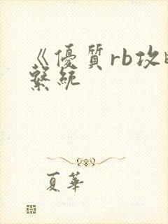 《优质rb攻略系统