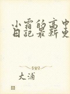 小霜的高中成长日记最新更新