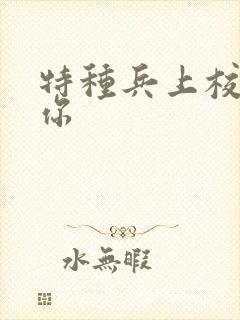 特种兵上校赖上你
