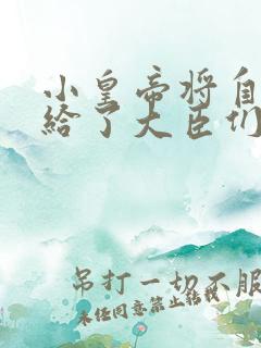 小皇帝将自己赏给了大臣们